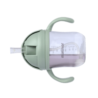 MININOR kõrrega joogipudel Willow Green, 220ml - Image 3