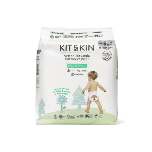 KIT&KIN lateksi ja kloori vabad venivad püksmähkmed 15+ kg suurus 6, 18tk