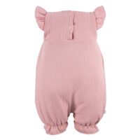 STRAWBERRY roosa musliinist romper - Image 2