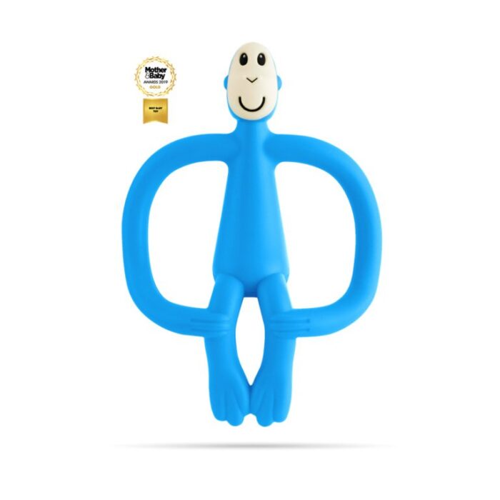 Matchstick Monkey närimislelu Light Blue, 3+ elukuud