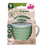 nip® taimsetest materjalidest snäkitops 2in1 Green,  9 elukuust