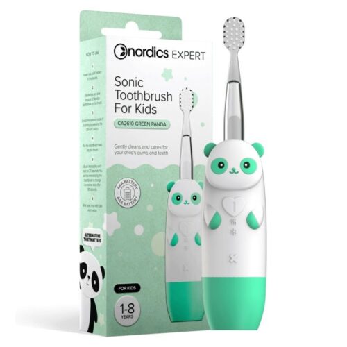 Nordics Kids Sonic elektriline hambahari (1-8 eluaastat), Green Panda