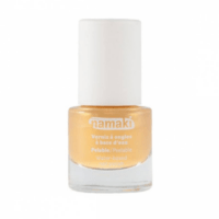 NAMAKI veebaasil mahakooritav küünelakk lastele Gold, 7,5 ml