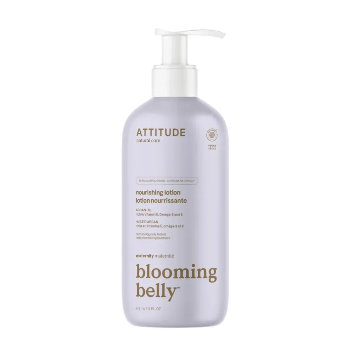 Attitude Blooming Belly niisutav kreem argaaniaõliga, 473ml