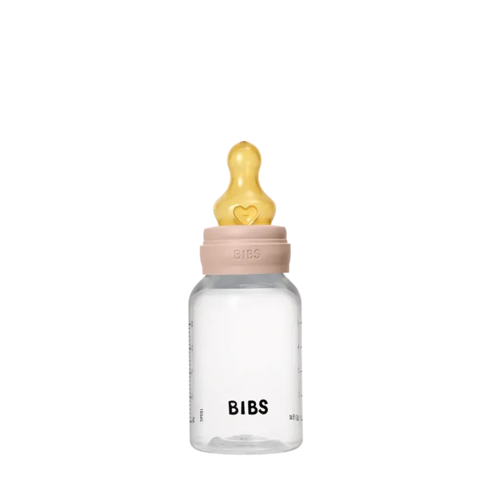 BIBS plastikust lutipudel 150ml, Blush