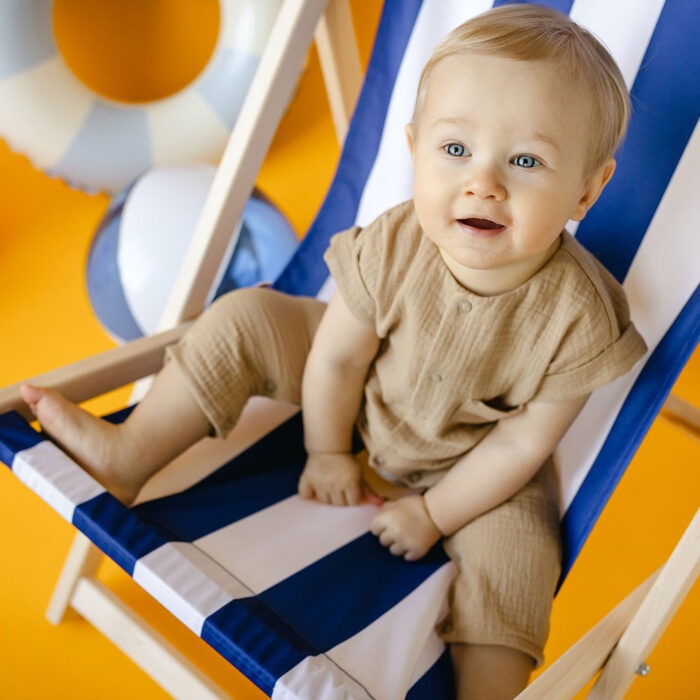 ELEPHANT pruun musliinist romper