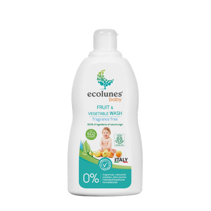 ECOLUNES biolagunev ja lõhnatu aed- ja puuviljade pesuvahend, 500 ml