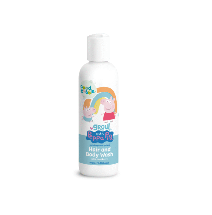 GOOD BUBBLE Grow with Peppa juuste- ja kehapesugeel murakaekstraktiga, 200ml