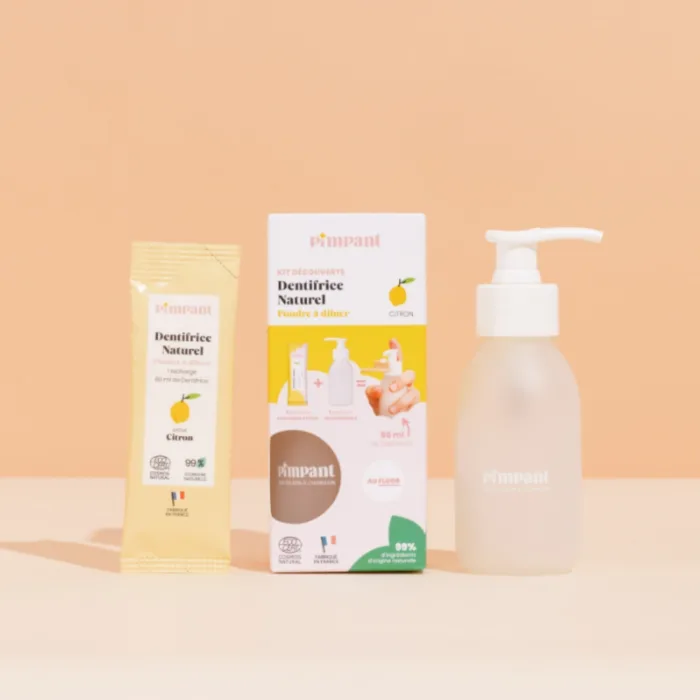 PIMPANT sidrunimaitseline hambapasta pudel + täide, 80 ml