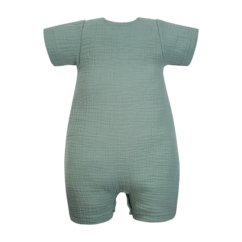 Snack Time roheline musliinist romper - Image 2